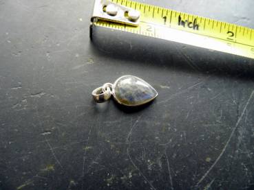 Preview: Anhänger, Silber, Labradorit, schillernd, Schmuck, zierlich, Frauen